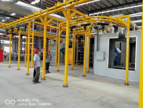 名爵汽車噴漆流水線